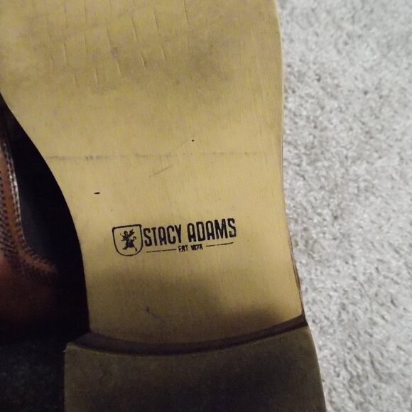 Stacy Adams Men's Altair Plain-Toe Chelsea Boots Size 12W - Picture 9 of 14